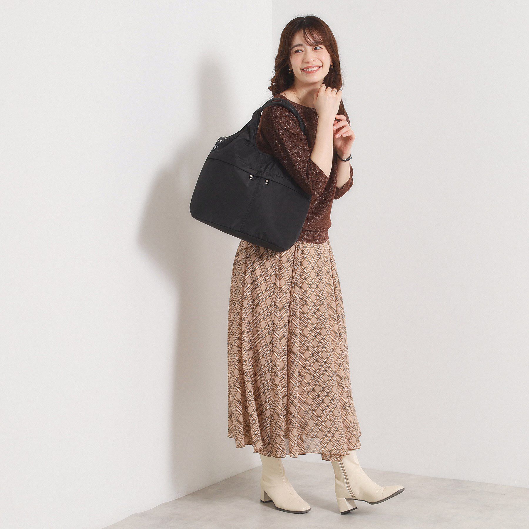 ITS&rsquo;DEMO「【10ポケット】高密度2WAYバルーントート」|トートバッグ|