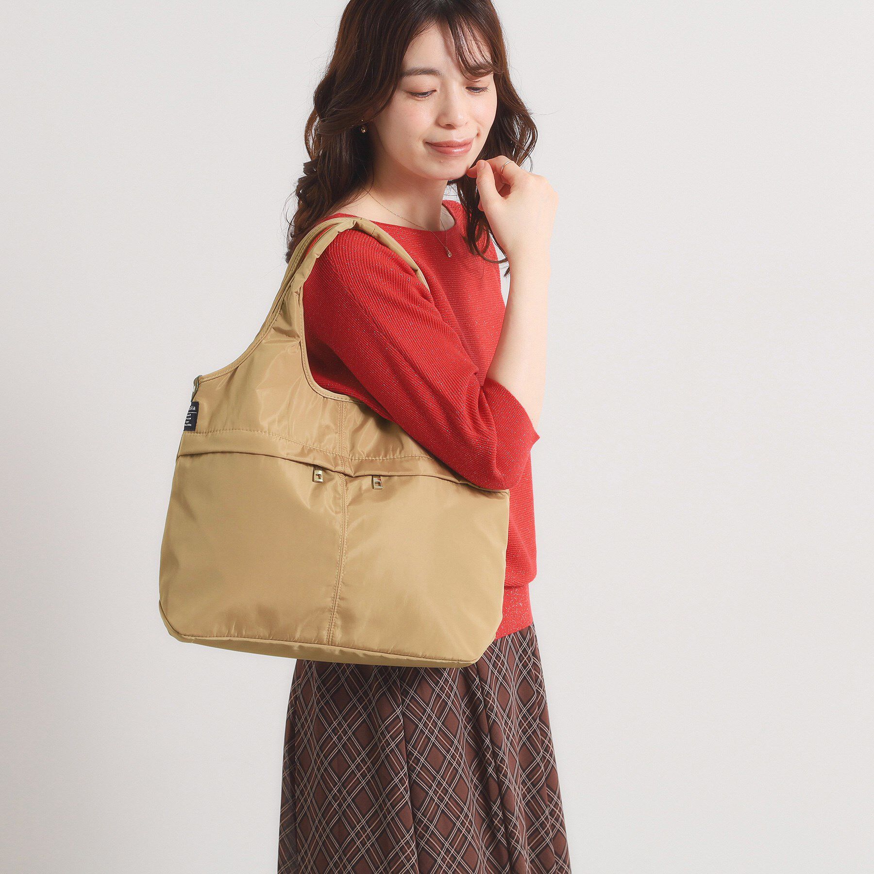 ITS&rsquo;DEMO「【10ポケット】高密度2WAYバルーントート」|トートバッグ|