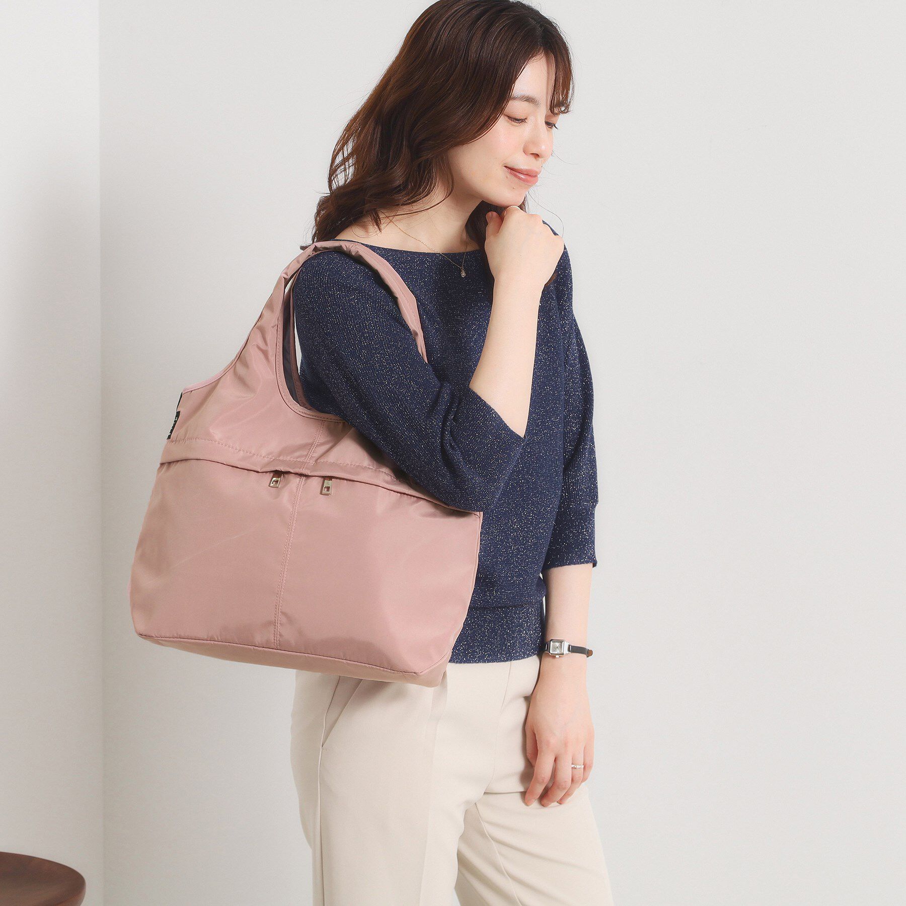 ITS&rsquo;DEMO「【10ポケット】高密度2WAYバルーントート」|トートバッグ|