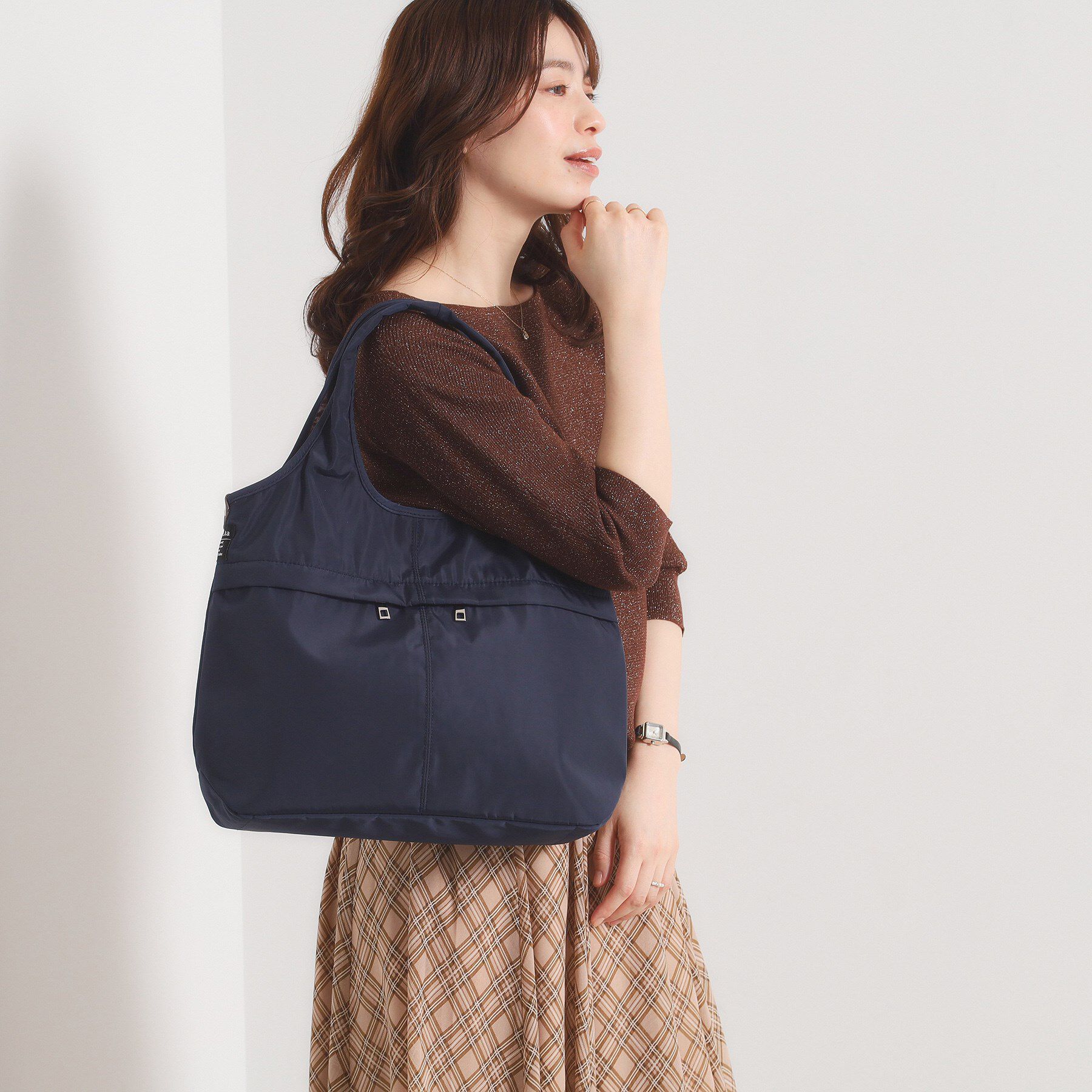 ITS&rsquo;DEMO「【10ポケット】高密度2WAYバルーントート」|トートバッグ|