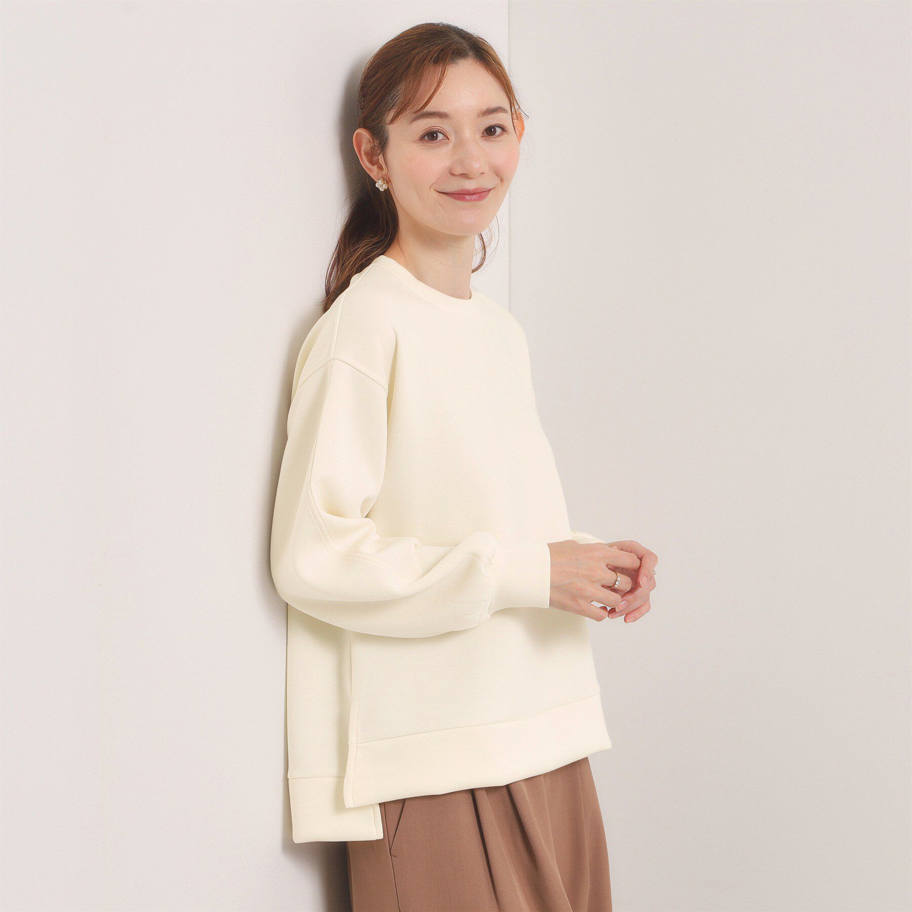 ITS&rsquo;DEMO「【洗濯機OK／花粉防止】ダンボールプルオーバー」|Tシャツ・カットソー|