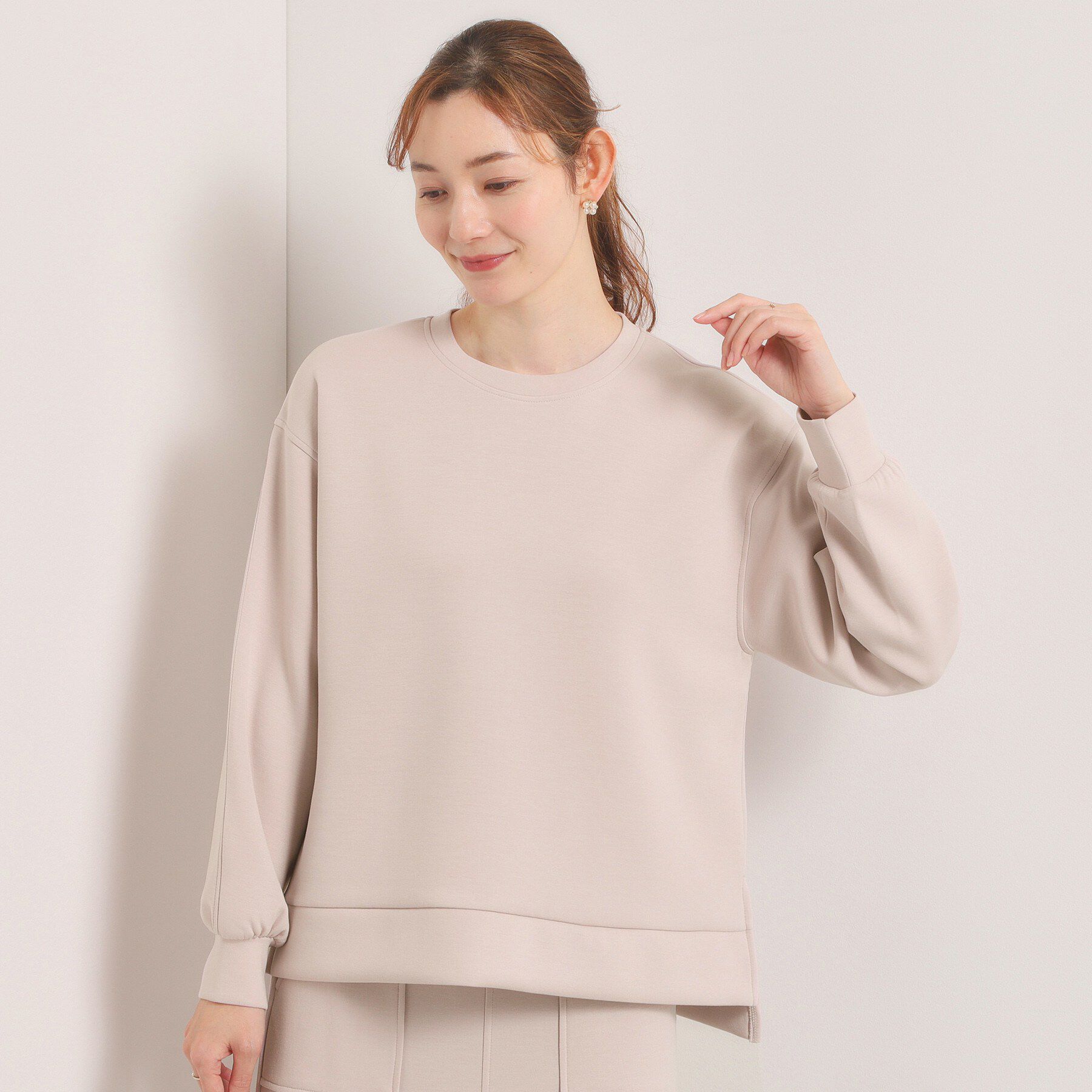 ITS&rsquo;DEMO「【洗濯機OK／花粉防止】ダンボールプルオーバー」|Tシャツ・カットソー|