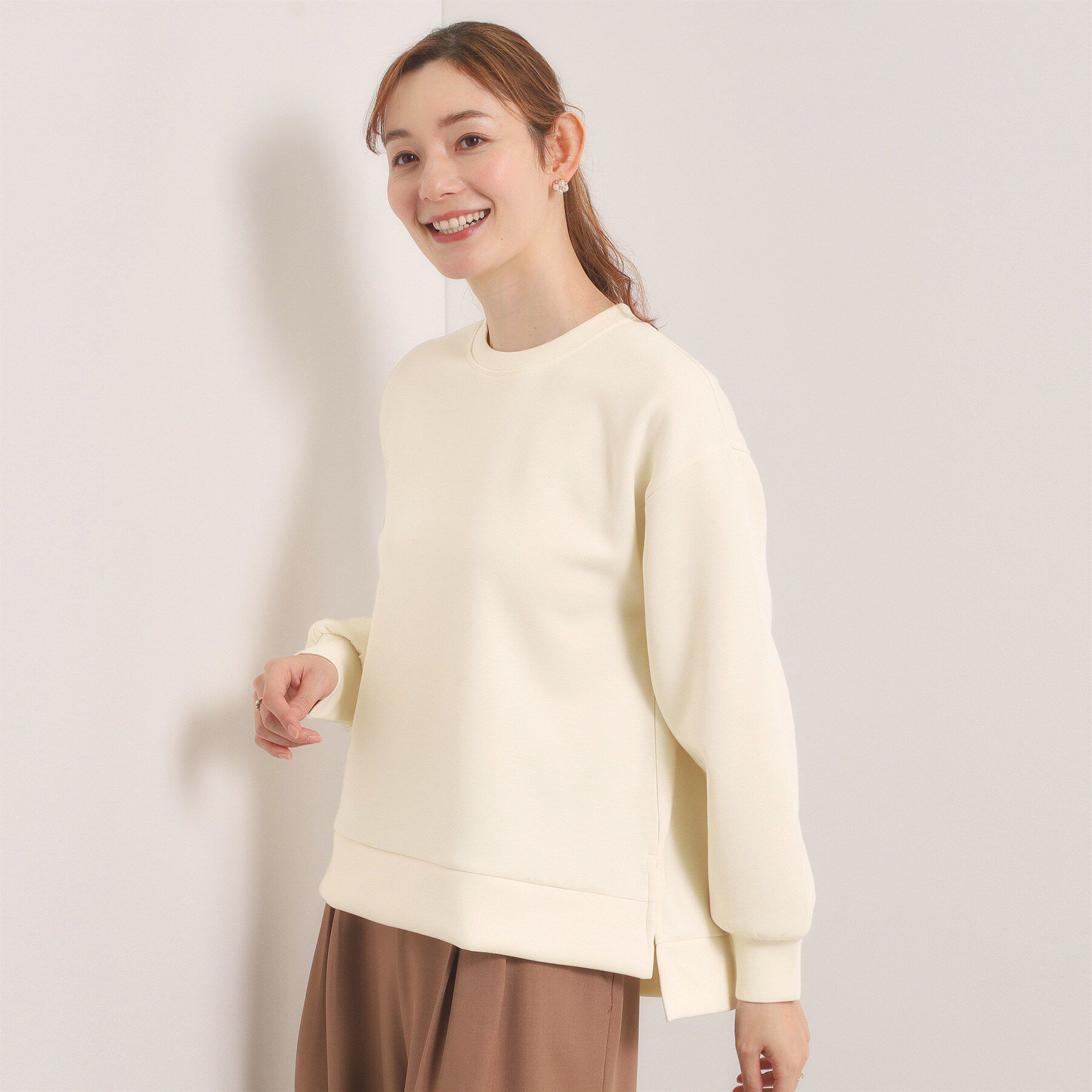 ITS&rsquo;DEMO「【洗濯機OK／花粉防止】ダンボールプルオーバー」|Tシャツ・カットソー|