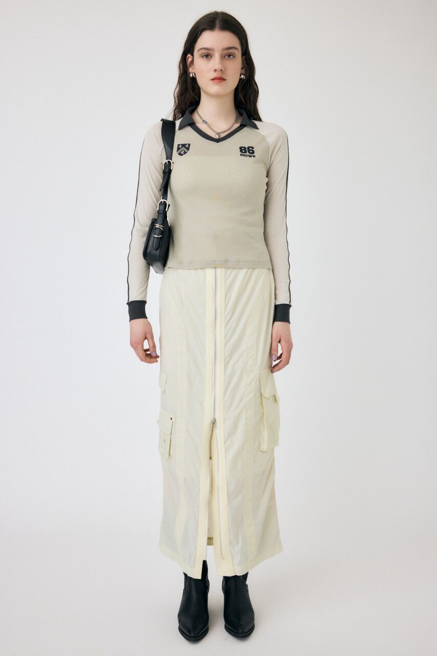 MOUSSY「FRONT ZIP FUNCTION スカート」|スカート|