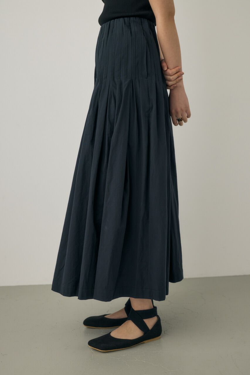 MOUSSY「ピンタックスカート オーガニックコットン使用」|スカート|