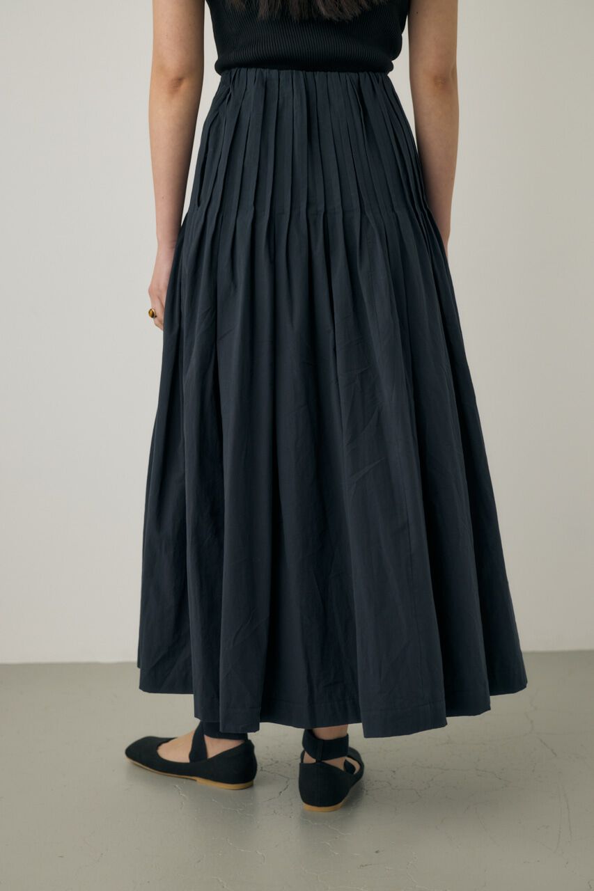 MOUSSY「ピンタックスカート オーガニックコットン使用」|スカート|