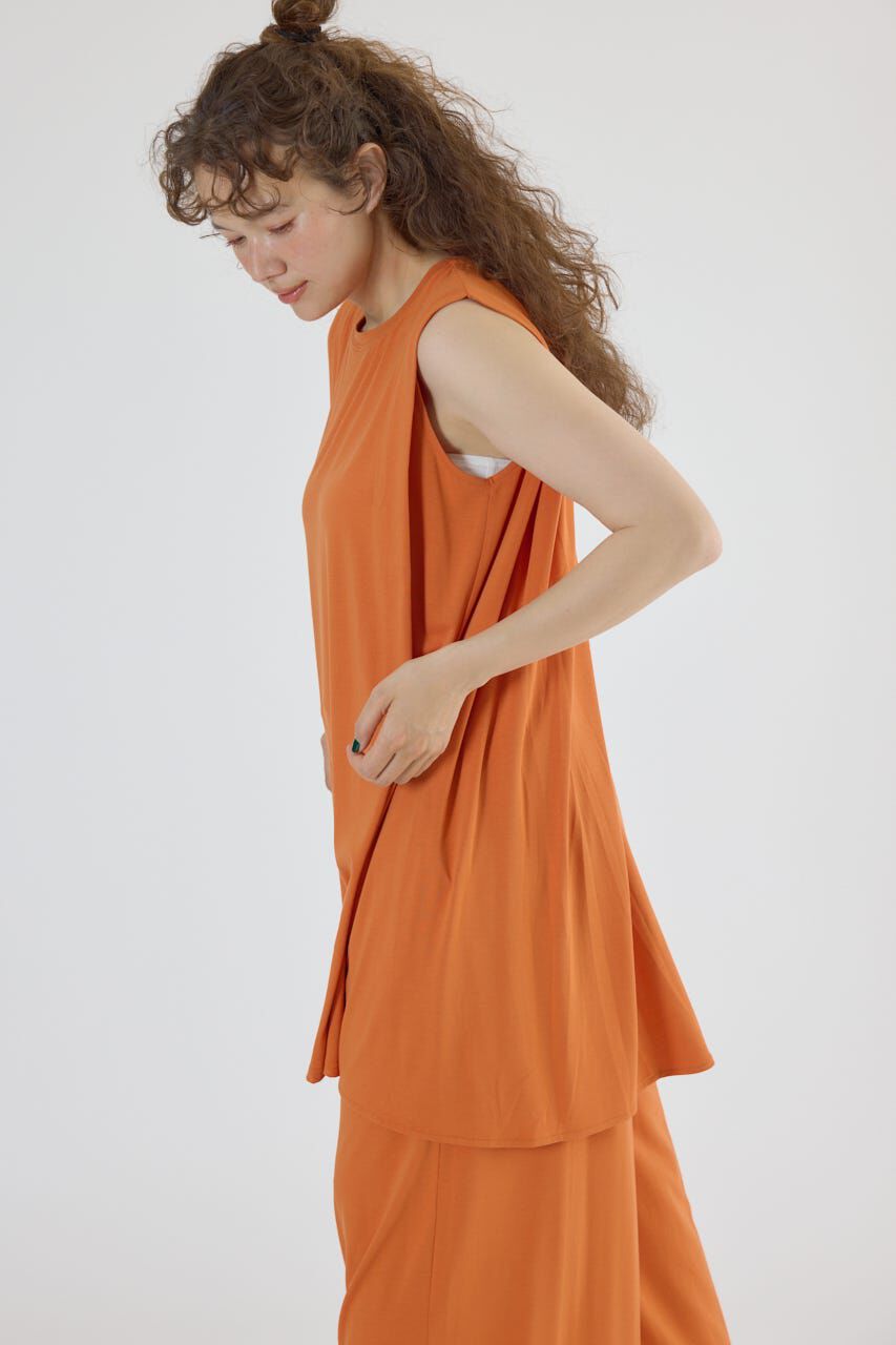 RODEO CROWNS「T/F ノースリーブチュニック」|タンクトップ|