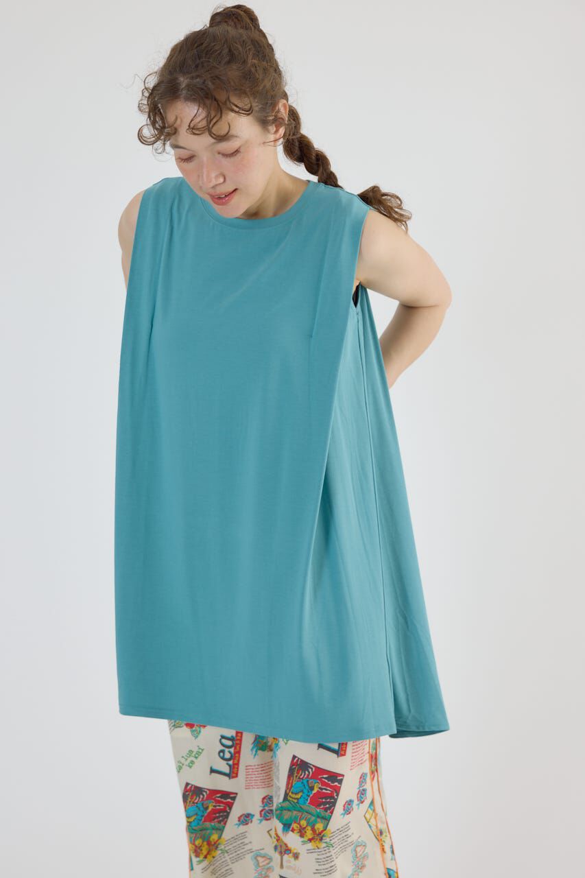 RODEO CROWNS「T/F ノースリーブチュニック」|タンクトップ|