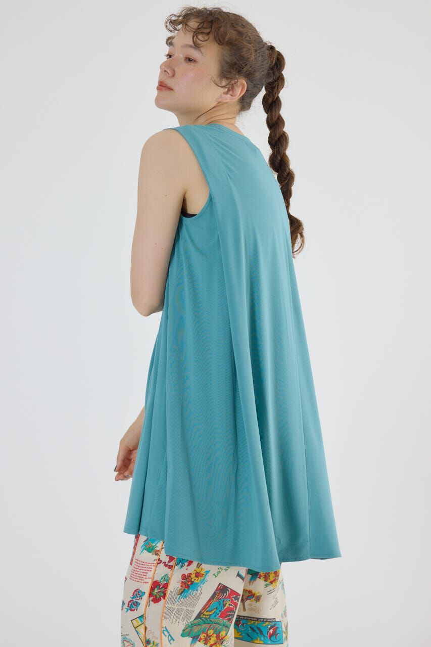 RODEO CROWNS「T/F ノースリーブチュニック」|タンクトップ|