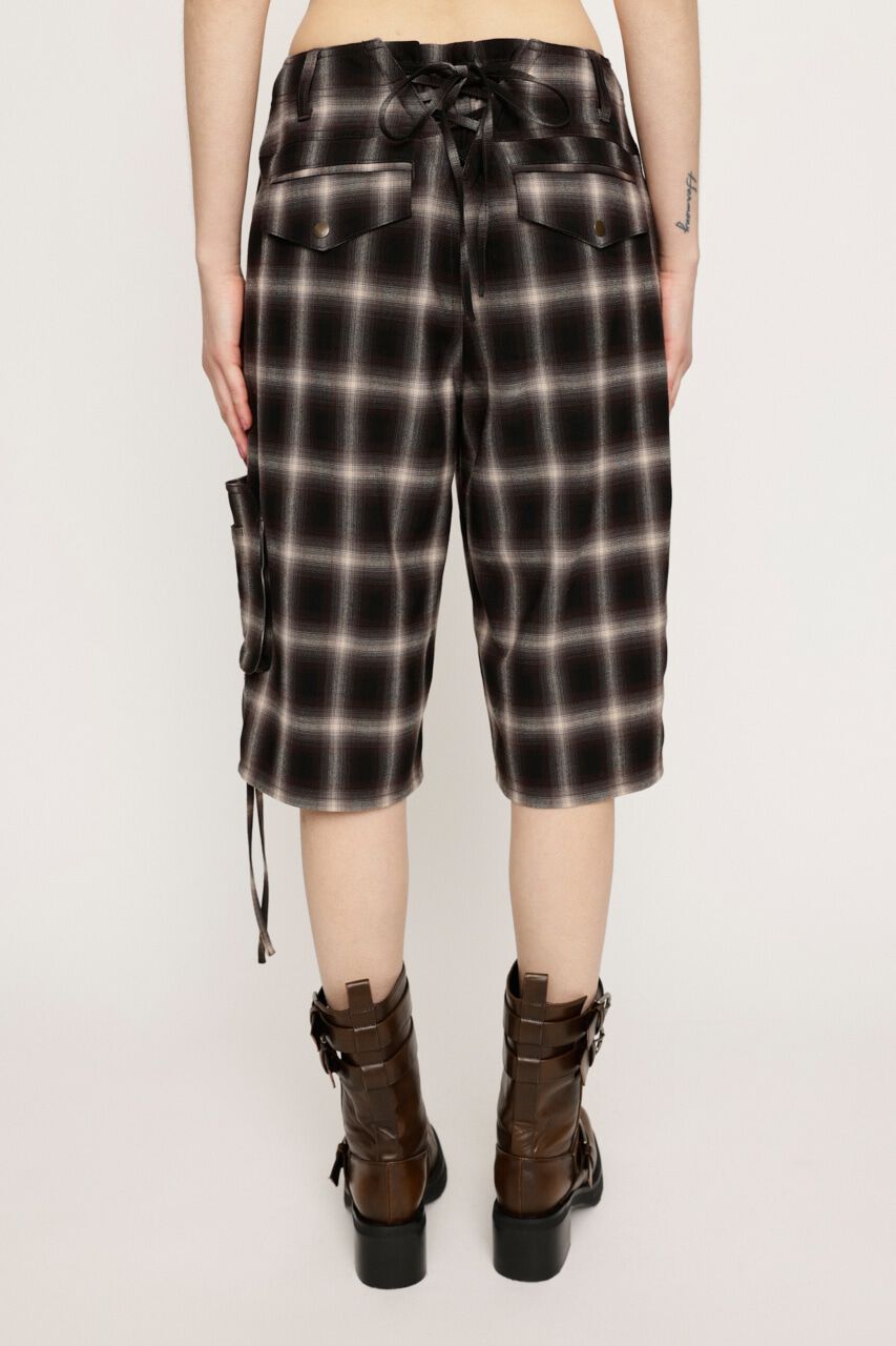 SLY「DAMAGE LACE CHECK MIDDLE パンツ」|その他|