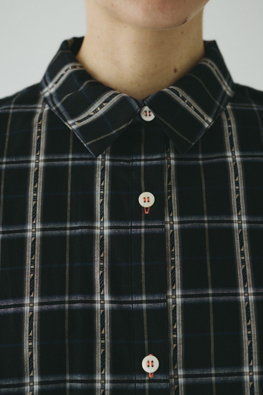 HeRIN.CYE「Side gather Aline blouse」|シャツ・ブラウス|