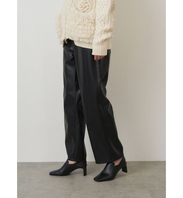 ELENDEEK「WIDE STRAIGHT LEATHER PT」|その他|