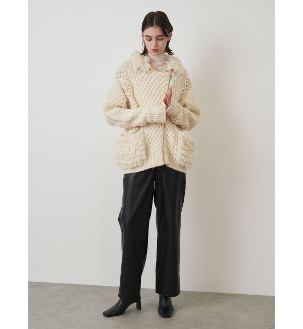 ELENDEEK「WIDE STRAIGHT LEATHER PT」|その他|