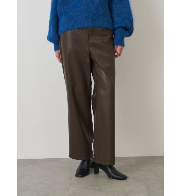 ELENDEEK「WIDE STRAIGHT LEATHER PT」|その他|