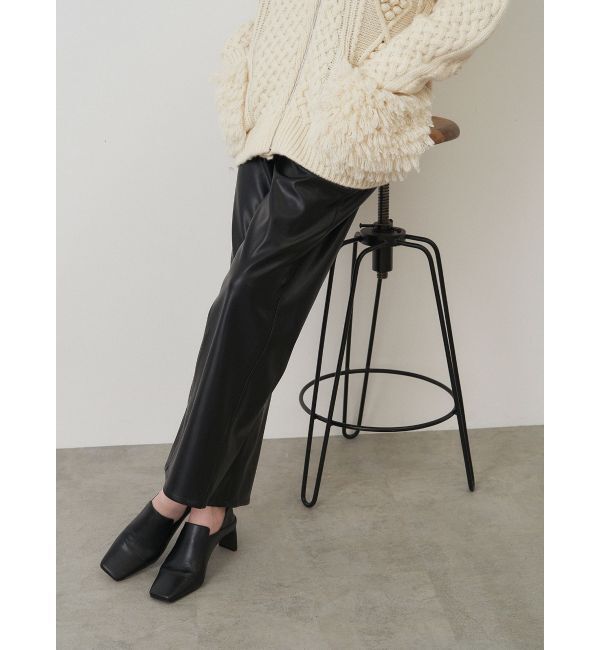 ELENDEEK「WIDE STRAIGHT LEATHER PT」|その他|