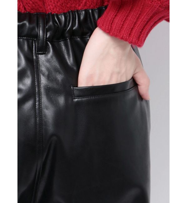 ELENDEEK「WIDE STRAIGHT LEATHER PT」|その他|