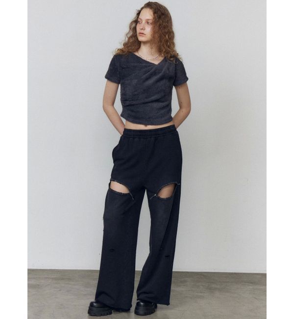 EMODA「ホールクラッシュスウェットパンツ」|その他|