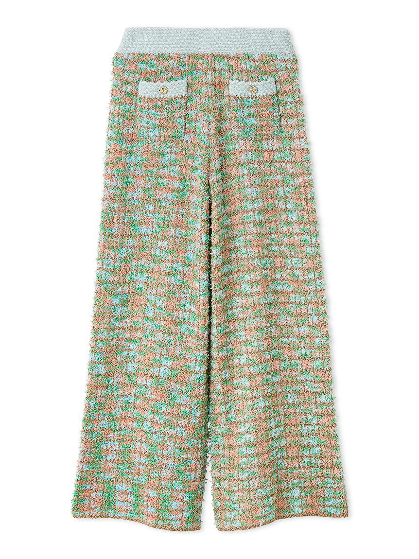 LILY BROWN「ツイードニットワイドパンツ」|その他|