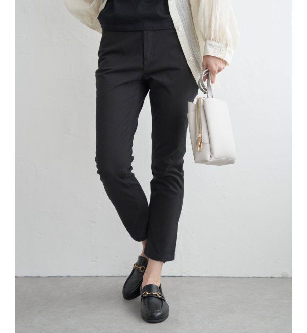 ikka「ＧＯＫＵラクストレッチスキニーパンツ」|その他|ブラック