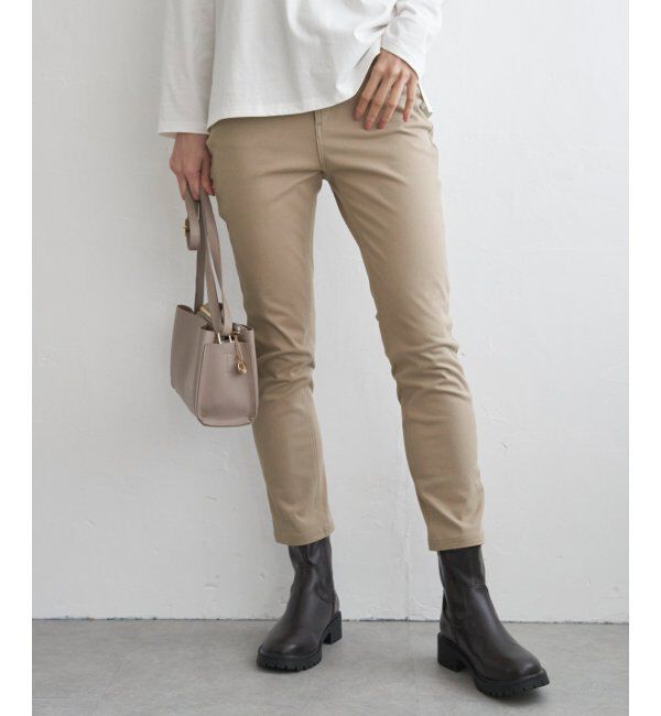 ikka「ＧＯＫＵラクストレッチスキニーパンツ」|その他|ベージュ