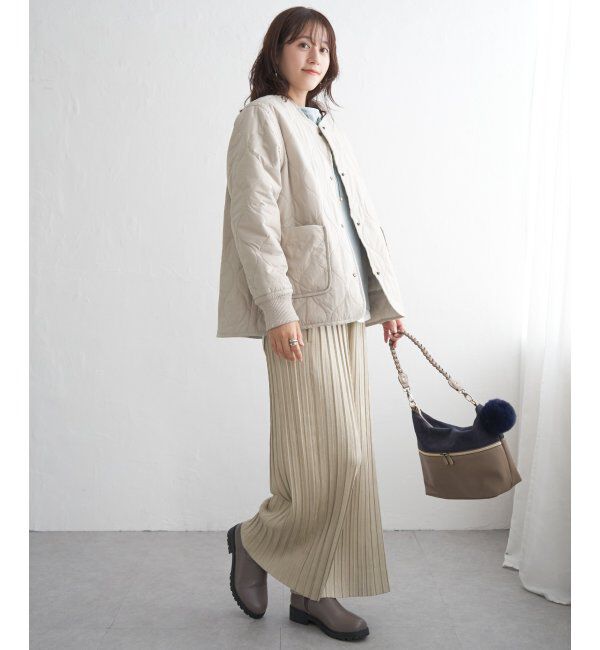 ikka「【親子コーデ】スエードライクプリーツワイドパンツ」|その他|