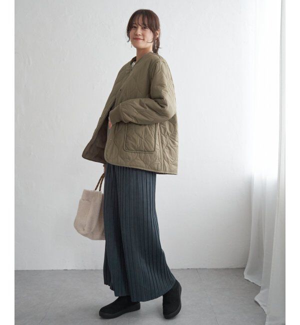 ikka「【親子コーデ】スエードライクプリーツワイドパンツ」|その他|