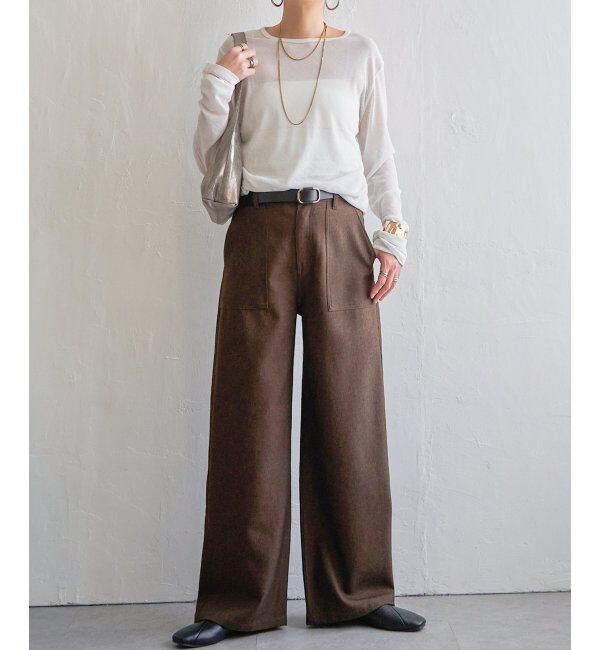 Lbc with Life「ベーカーワイドストレートパンツ」|その他|