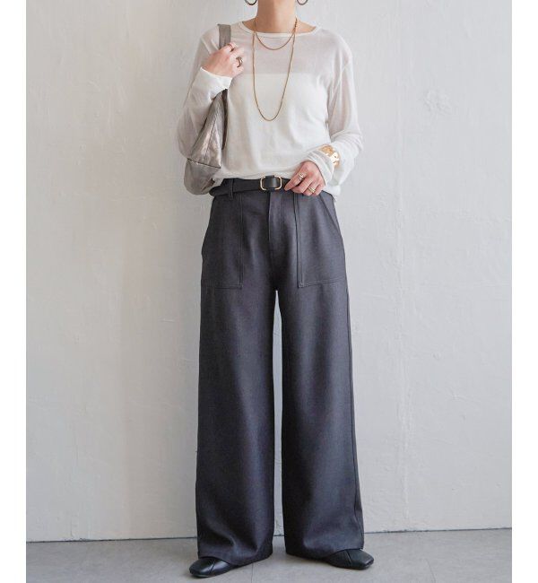 Lbc with Life「ベーカーワイドストレートパンツ」|その他|