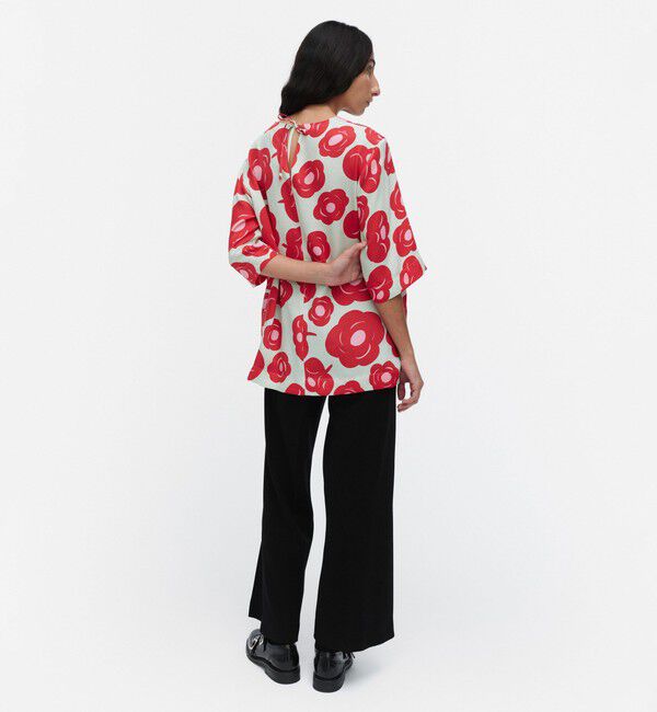 Marimekko「【一部店舗・オンラインストア限定】Toinen Tumma ブラウス」|シャツ・ブラウス|
