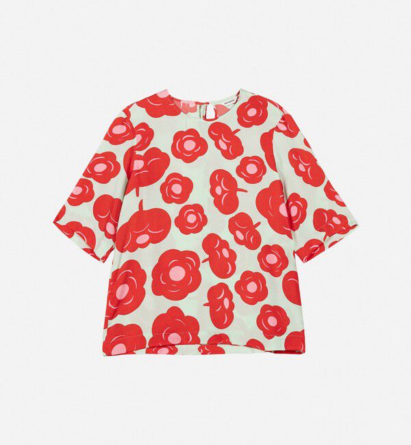 Marimekko「【一部店舗・オンラインストア限定】Toinen Tumma ブラウス」|シャツ・ブラウス|