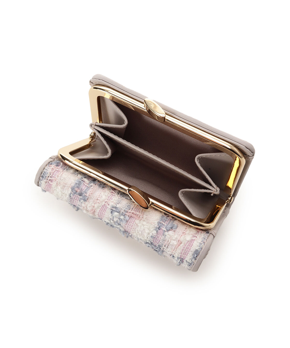 Samantha Thavasa「オリジナル金具ツイード 折財布」|財布|