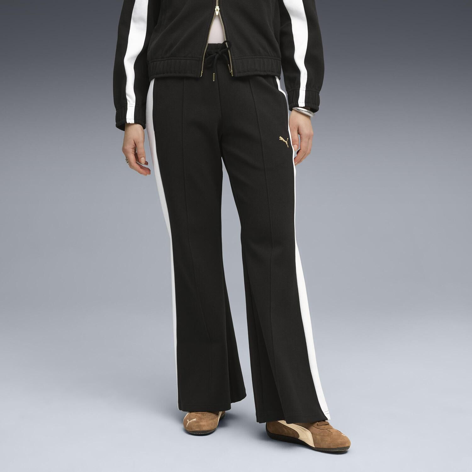 PUMA「【PUMA ｳｪｱ】W T7 FLARED PANTS」|チノ|