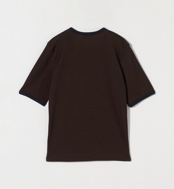 UNITED ARROWS「リブバイカラーパイピング ショートスリーブカットソー」|Tシャツ・カットソー|