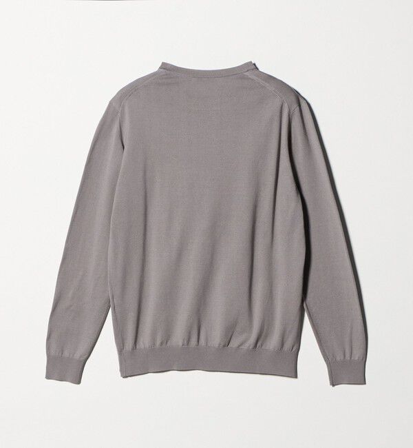 UNITED ARROWS「コットン ハイゲージ クルーネック ニット」|ニット・セーター|