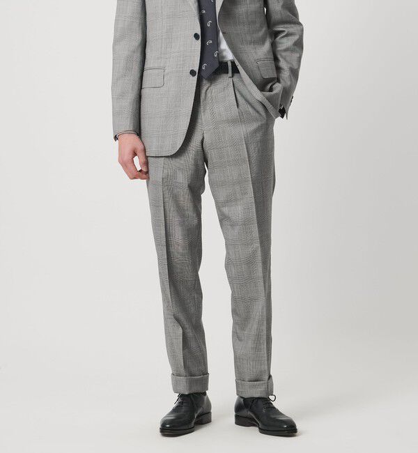 UNITED ARROWS「プリンス オブ ウェールズチェック シングル 3ボタン スーツ REGULAR MODEL」|スーツ|