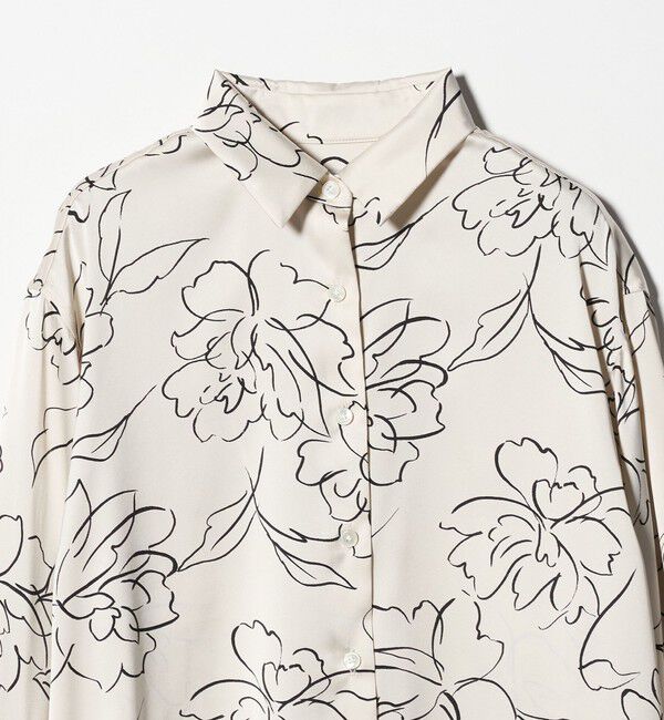 UNITED ARROWS「アブストラクトフラワー シャツ ‐ウォッシャブル‐」|シャツ・ブラウス|