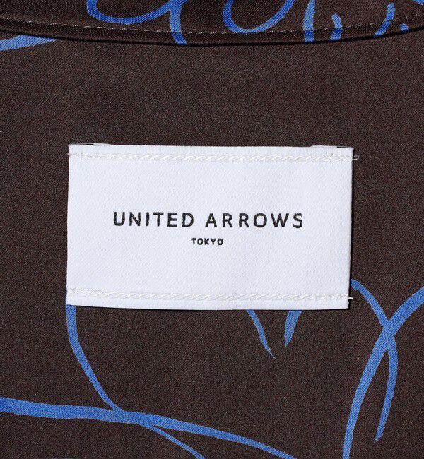 UNITED ARROWS「アブストラクトフラワー シャツ ‐ウォッシャブル‐」|シャツ・ブラウス|