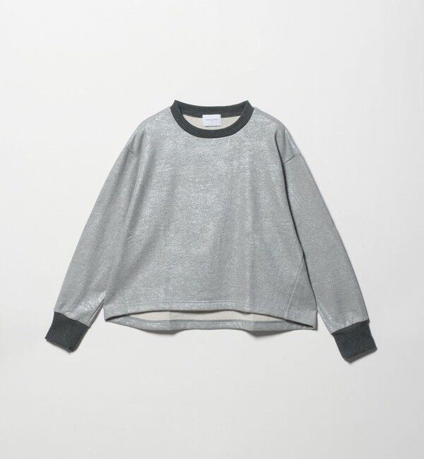 UNITED ARROWS「フォイルプリント スウェット」|スウェット・ジャージ|SILVER