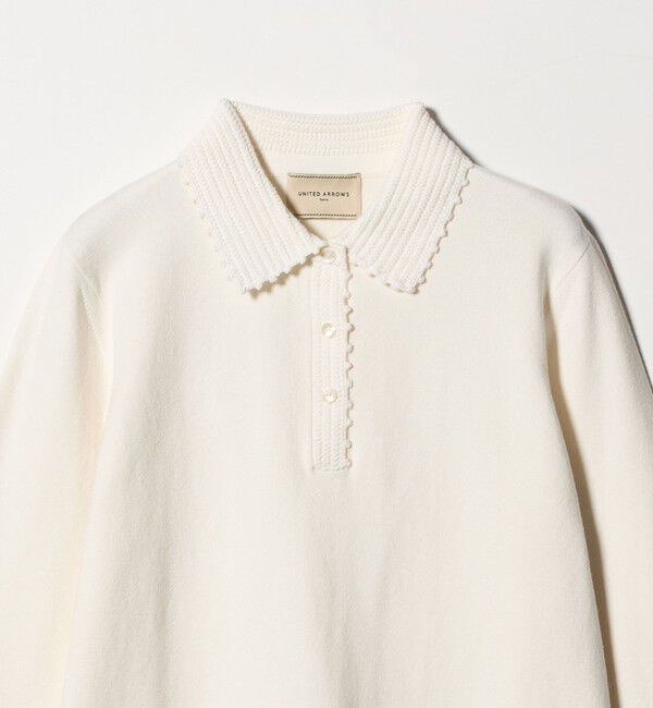 UNITED ARROWS「クロシェ ポロニット ‐ウォッシャブル‐」|ニット・セーター|