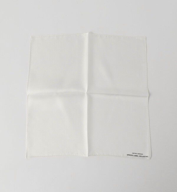 UNITED ARROWS green label relaxing「GLR シルク ソリッド ポケットチーフ」|バンダナ・スカーフ|