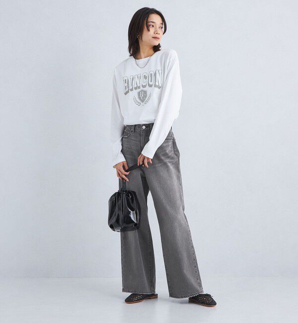 UNITED ARROWS green label relaxing「［size SHORT/TALLあり］ワイド デニム パンツ」|デニム|