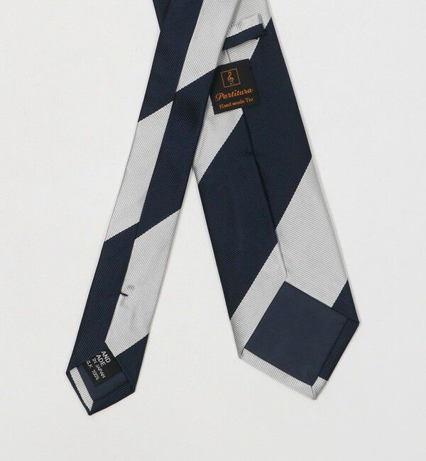 UNITED ARROWS green label relaxing「 ＜partitura＞8.0cm ストライプ1 ネクタイ」|ネクタイ・蝶ネクタイ|