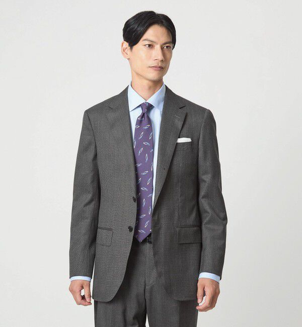 UNITED ARROWS green label relaxing「REDA グレンチェック 3B HXD スーツジャケット」|スーツ|DK.GRAY