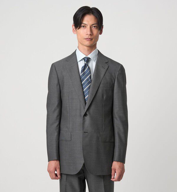 UNITED ARROWS green label relaxing「GUABELLO 組織無地 2B MF スーツジャケット」|スーツ|