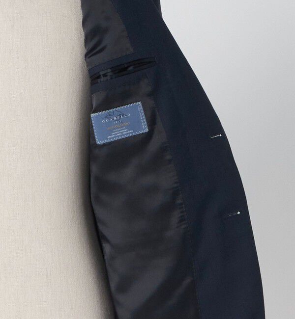 UNITED ARROWS green label relaxing「GUABELLO 組織無地 2B MF スーツジャケット」|スーツ|