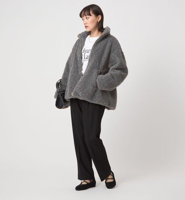 UNITED ARROWS green label relaxing「ボア スタンドカラー ブルゾン」|ブルゾン・スタジャン|