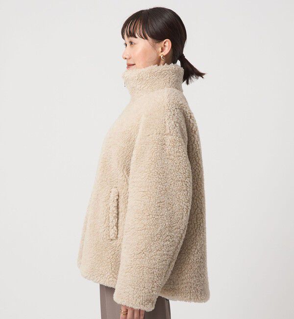 UNITED ARROWS green label relaxing「ボア スタンドカラー ブルゾン」|ブルゾン・スタジャン|