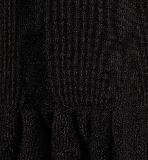 EMMEL REFINES＞EM スソダブルフリル ニットプルオーバー（EMMEL