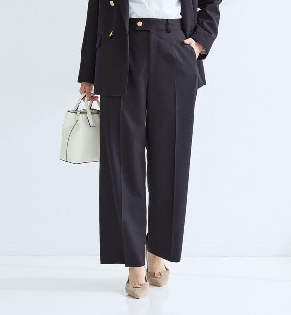 UNITED ARROWS green label relaxing「［size SHORT/TALLあり］Greed グリード ストレート パンツ ウォッシャブル」|スラックス|