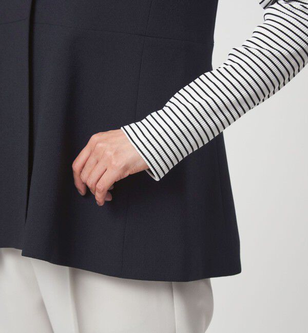 UNITED ARROWS green label relaxing「［size SHORTあり］fleurie(フルリー) ペプラム ジレ」|ベスト・ジレ|